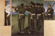 Edouard Manet The Execution of Emperor Maximilian France oil painting artist